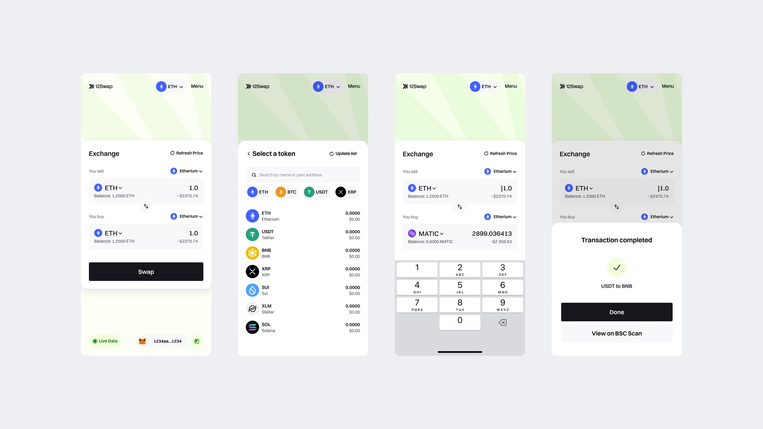 12swap, Product Interface 3