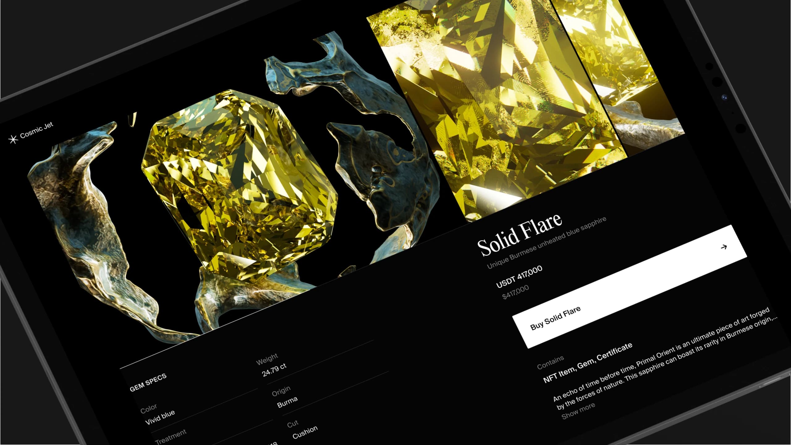 Cosmic Jet, Home & Gem Pages 2